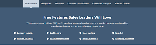 HubSpot Sales Leaders