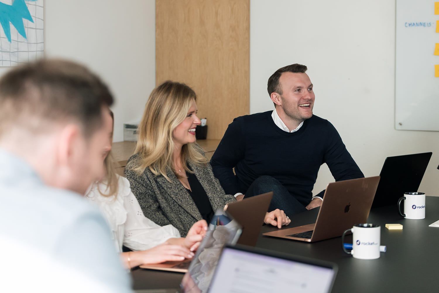 Rocket SaaS team meeting